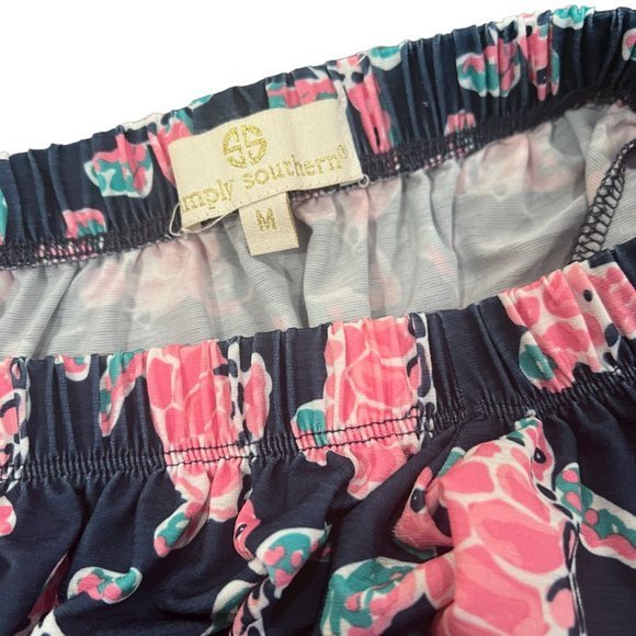 Women's Simply Southern Flutter Sleeve Off Shoulder Turtle Graphic Shirt M - Picture 4 of 5